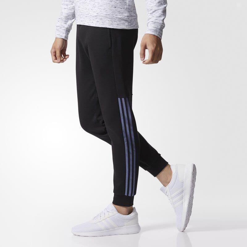 阿迪达斯adidasneo男子针织裤黑CV9138图片