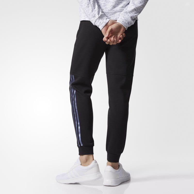 阿迪达斯adidasneo男子针织裤黑CV9138图片
