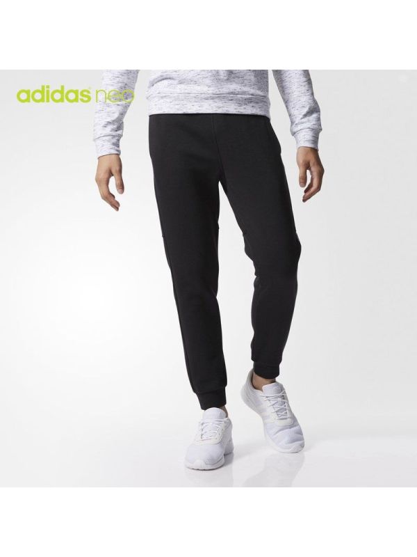 阿迪达斯adidasneo男子针织裤黑CV9138