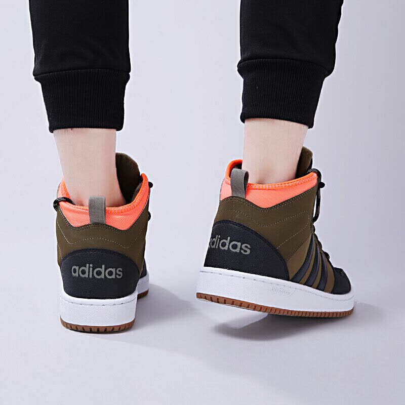 Adidas阿迪达斯NEO男鞋冬季休闲运动耐磨高帮板鞋BB9914图片