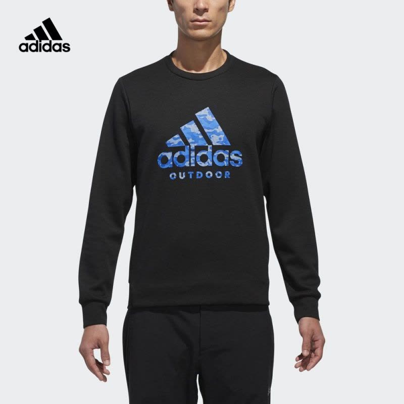 adidas阿迪达斯户外男子户外套衫黑CV4861图片