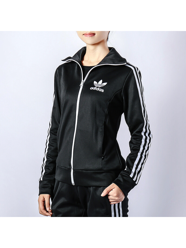 Adidas阿迪达斯三叶草女装秋季运动夹克外套-AY8116