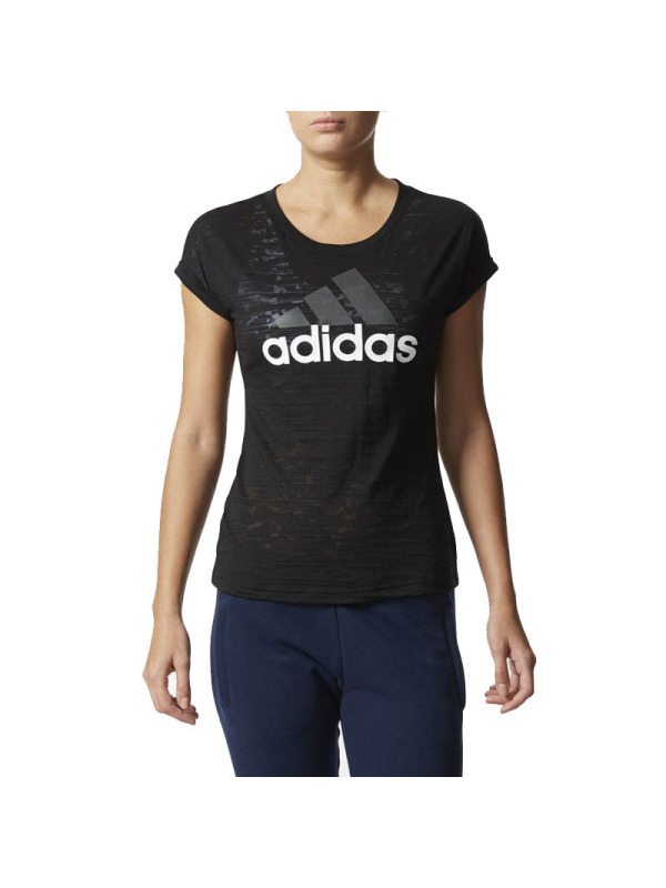 Adidas阿迪达斯女装夏季训练运动透气圆领短袖T恤BK5072