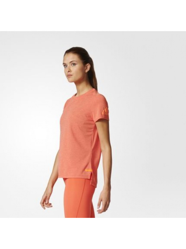 ADIDAS阿迪达斯女装冰风铝点排热运动训练短袖T恤-BP6713