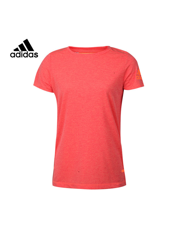ADIDAS阿迪达斯女装冰风铝点排热运动训练短袖T恤-BP6713