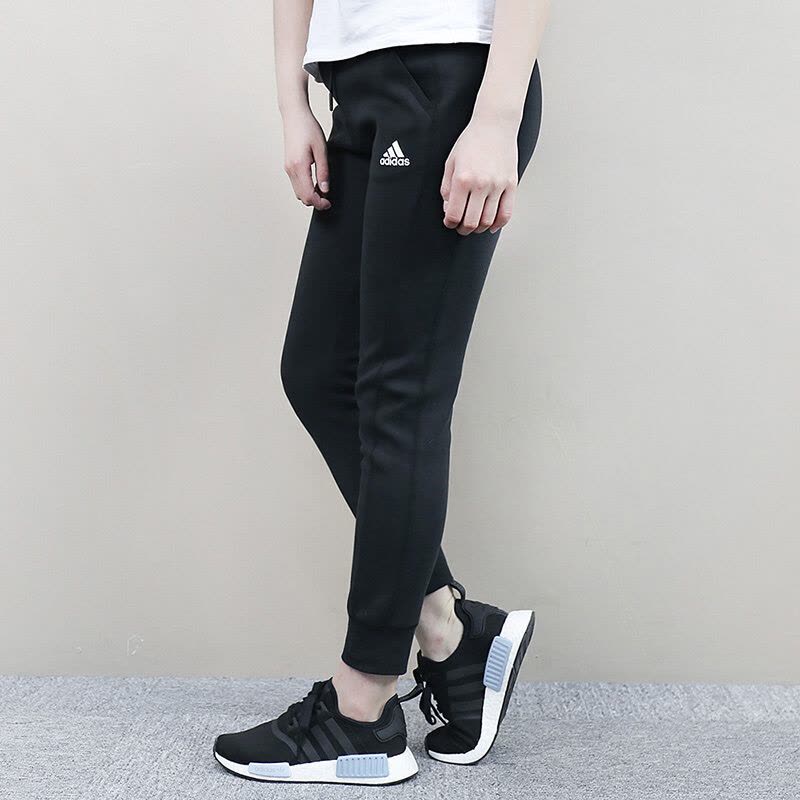 阿迪达斯Adidas女裤健身训练针织休闲运动长裤-BR3848图片
