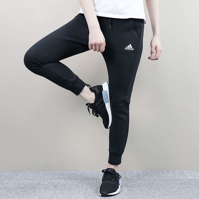 阿迪达斯Adidas女裤健身训练针织休闲运动长裤-BR3848图片