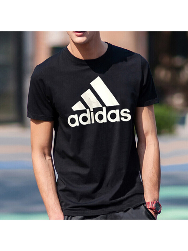 Adidas阿迪达斯男装运动休闲透气圆领短袖T恤-CD4864