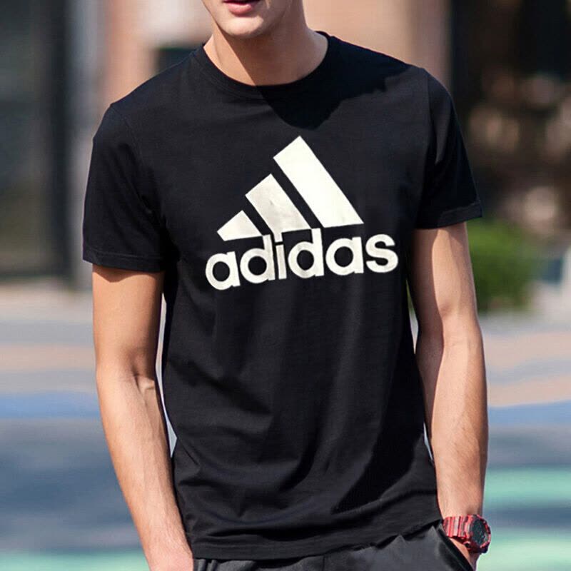 Adidas阿迪达斯男装运动休闲透气圆领短袖T恤-CD4864图片
