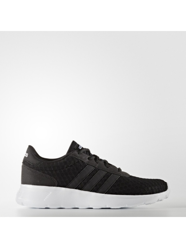 阿迪达斯女鞋NEO网面透气黑白运动休闲板鞋-AW4960