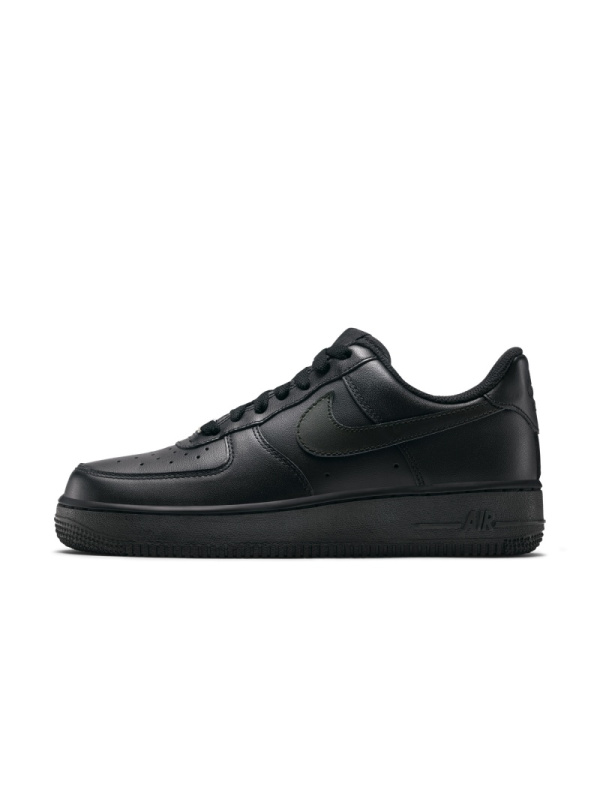 NIKE耐克女鞋airforce空军一号AF1纯黑小黑鞋休闲板鞋315115-038