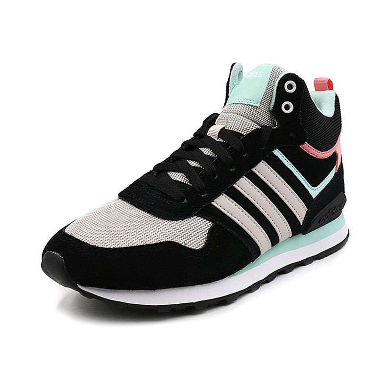 阿迪达斯adidasNEO女鞋舒适高帮复古休闲鞋板鞋-AW4245
