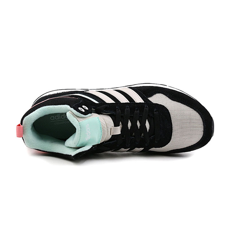 阿迪达斯adidasNEO女鞋舒适高帮复古休闲鞋板鞋-AW4245