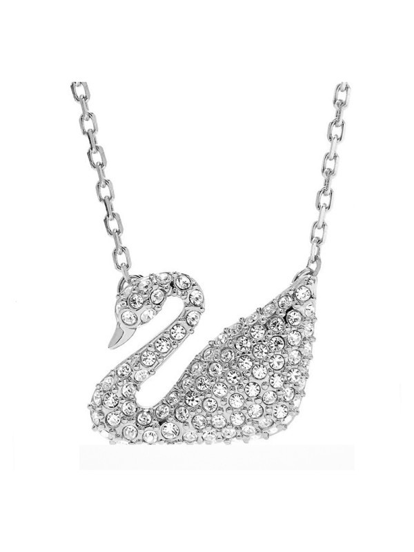 swarovski施华洛世奇银色经典天鹅镶水晶钻锁骨项链5007735
