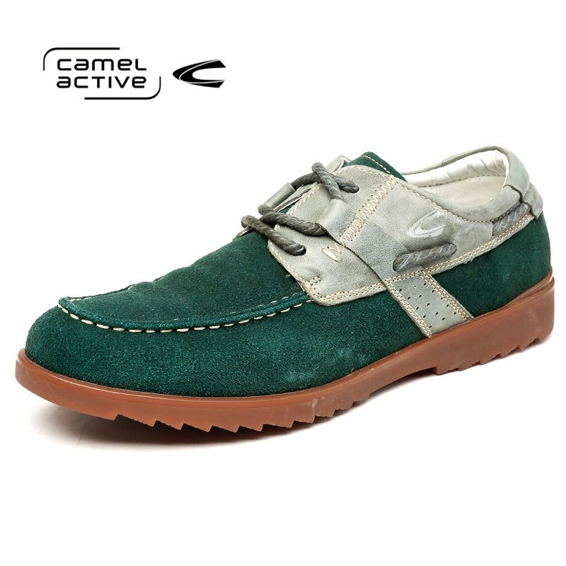 骆驼动感/Camel Active男士系带磨砂日常休闲鞋皮鞋男鞋