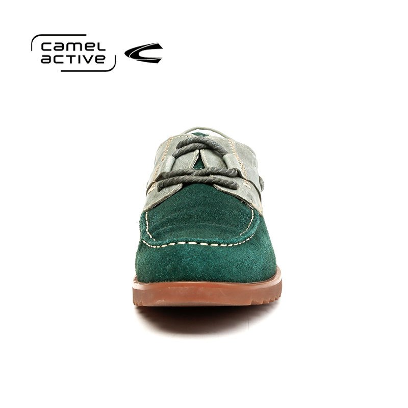 骆驼动感/Camel Active男士系带磨砂日常休闲鞋皮鞋男鞋