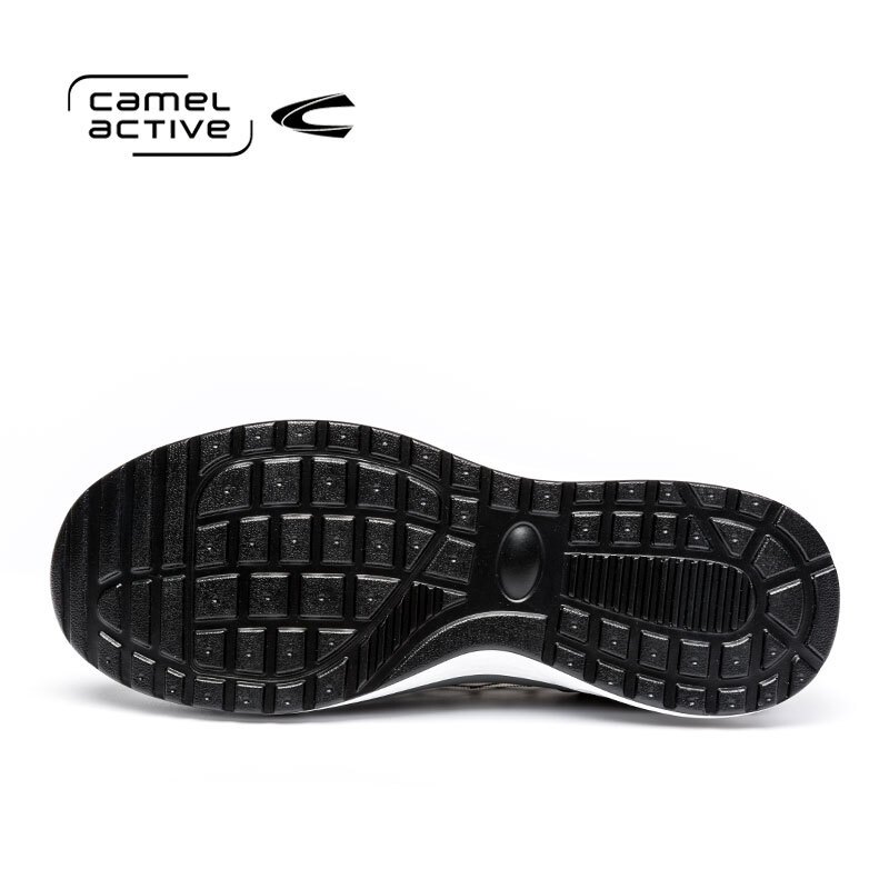 骆驼动感（camel active）春夏男士休闲套脚运动鞋韩透气网布男鞋