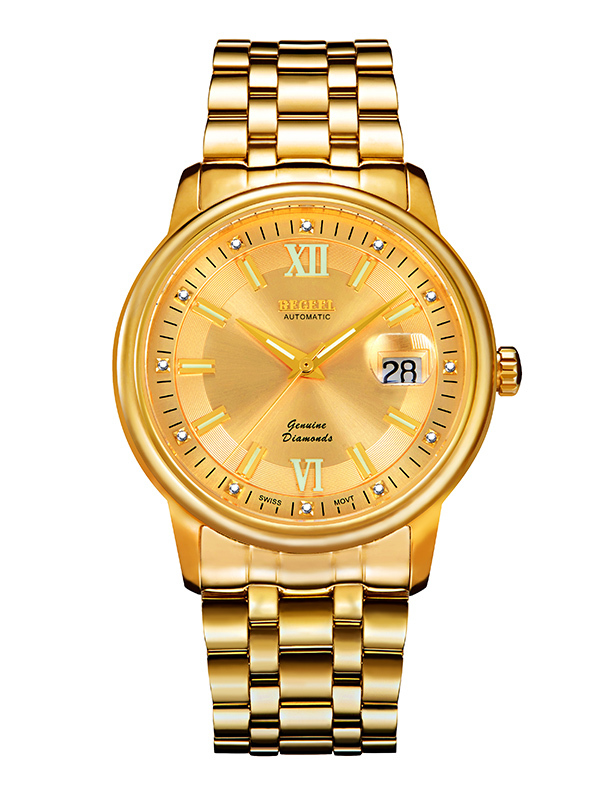 宾爵begeel手表鎏金系列机械男士手表新品上市瑞士原装进口eta自动上