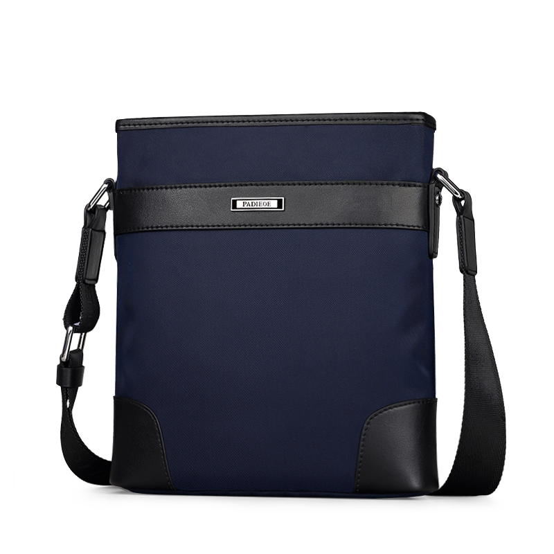 顺丰配送padieoe帕迪欧新款休闲单肩包男包帆布包男士斜挎包户外小