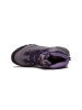 BIODRY防水 女款黑紫色登山鞋 牛皮透气
