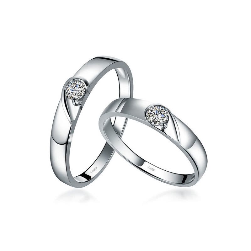 恒久之星18K金(6+5)分SI/FG钻戒钻石对戒 结婚求婚订婚戒指图片