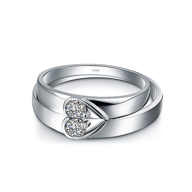 恒久之星18K金(6+5)分SI/FG钻戒钻石对戒 结婚求婚订婚戒指图片
