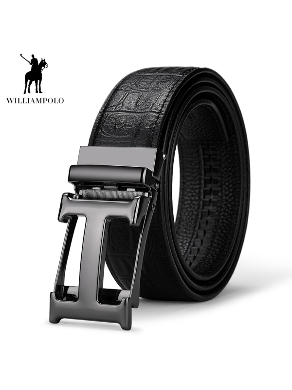 英皇保罗williampolo男士皮带男时尚休闲男款真皮腰带商务旅游裤带裤