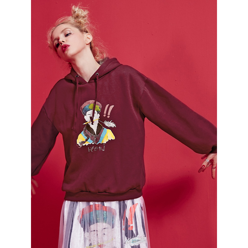 妖精的口袋elfsack女士卫衣帽衫