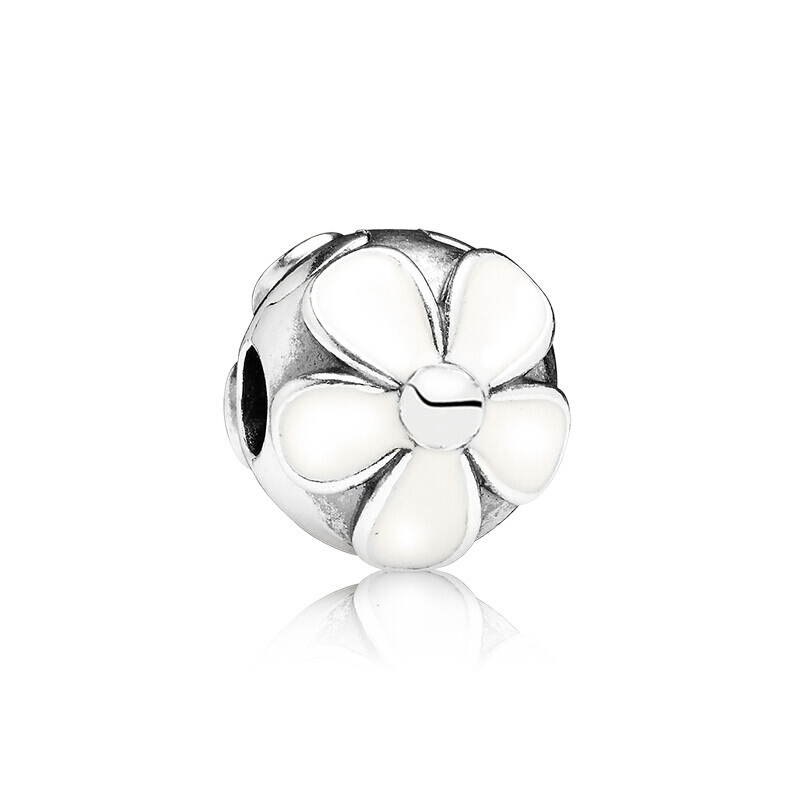 PANDORA潘多拉 小雏菊925银+珐琅固定夹 791259EN12