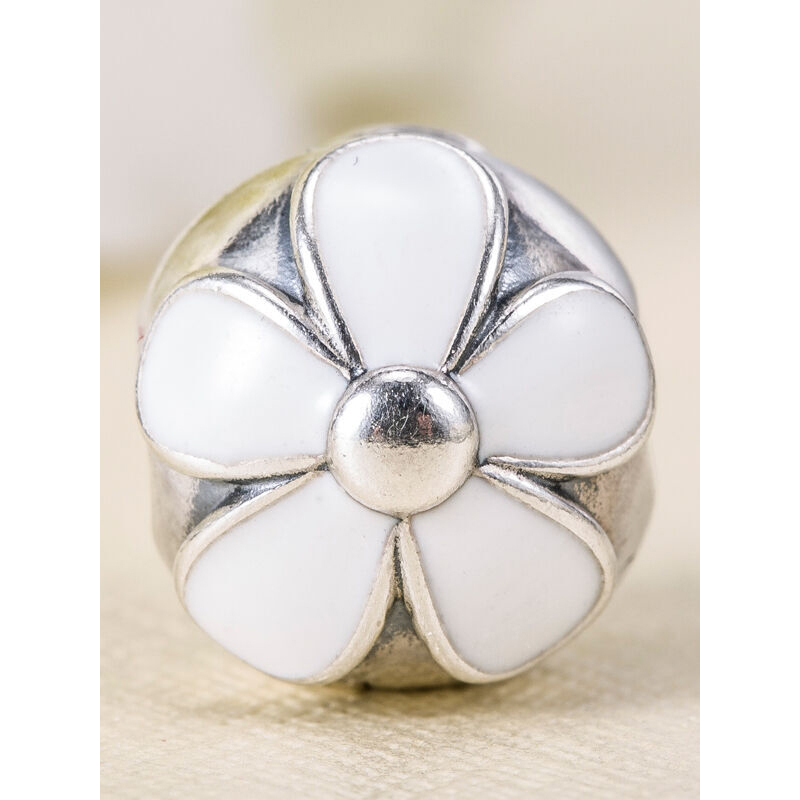 PANDORA潘多拉 小雏菊925银+珐琅固定夹 791259EN12