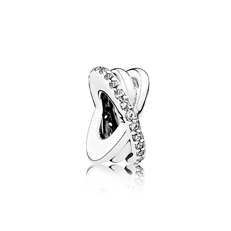 PANDORA潘多拉 星环 925银小串饰 791994CZ