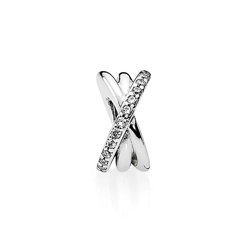 PANDORA潘多拉 星环 925银小串饰 791994CZ