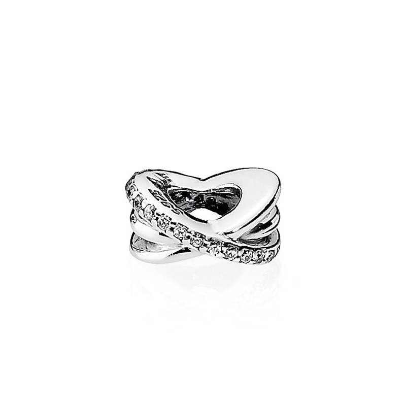 PANDORA潘多拉 星环 925银小串饰 791994CZ