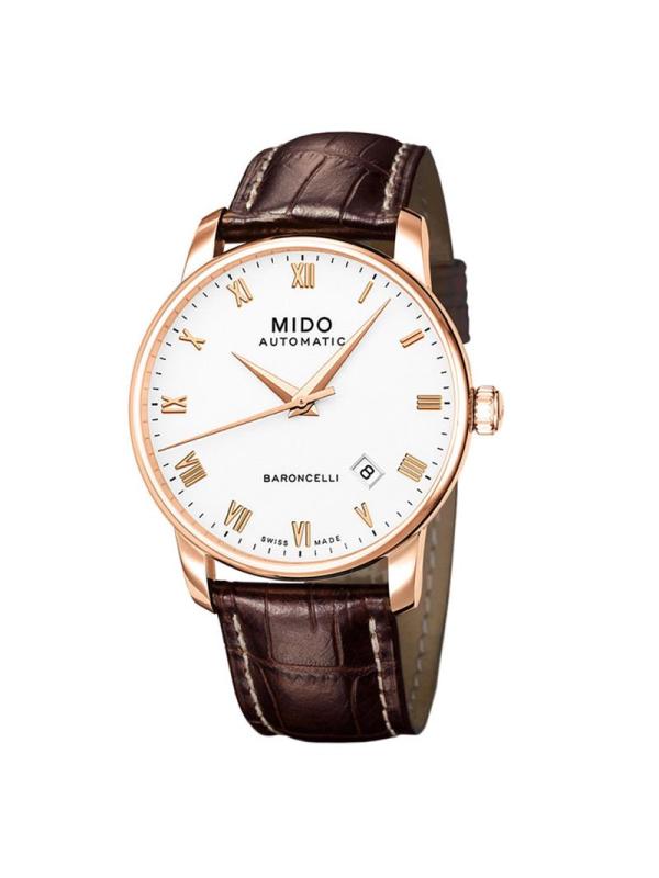 mido瑞士手表贝伦赛丽系列自动机械男表指针机械男士手表腕表m8600