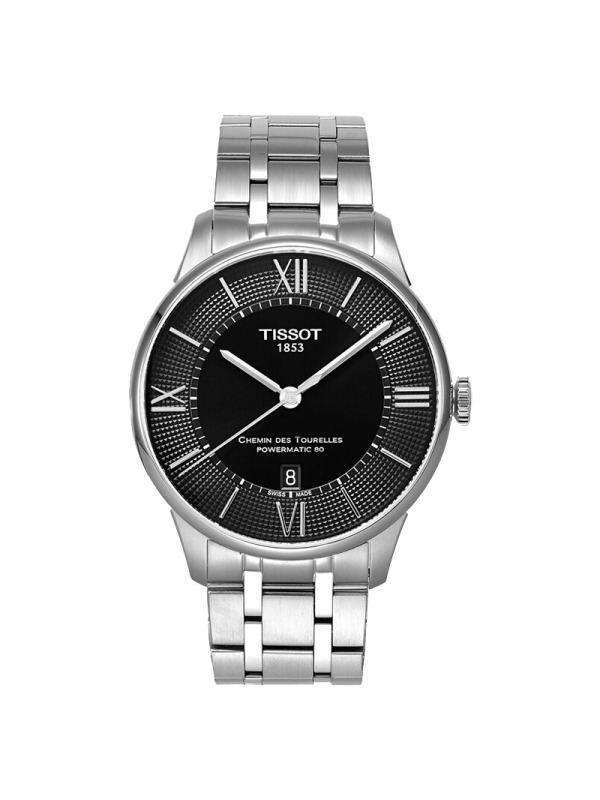 天梭(TISSOT)杜鲁尔系列自动机械时尚商务休闲钢带男士手表T099.407.11.058.00