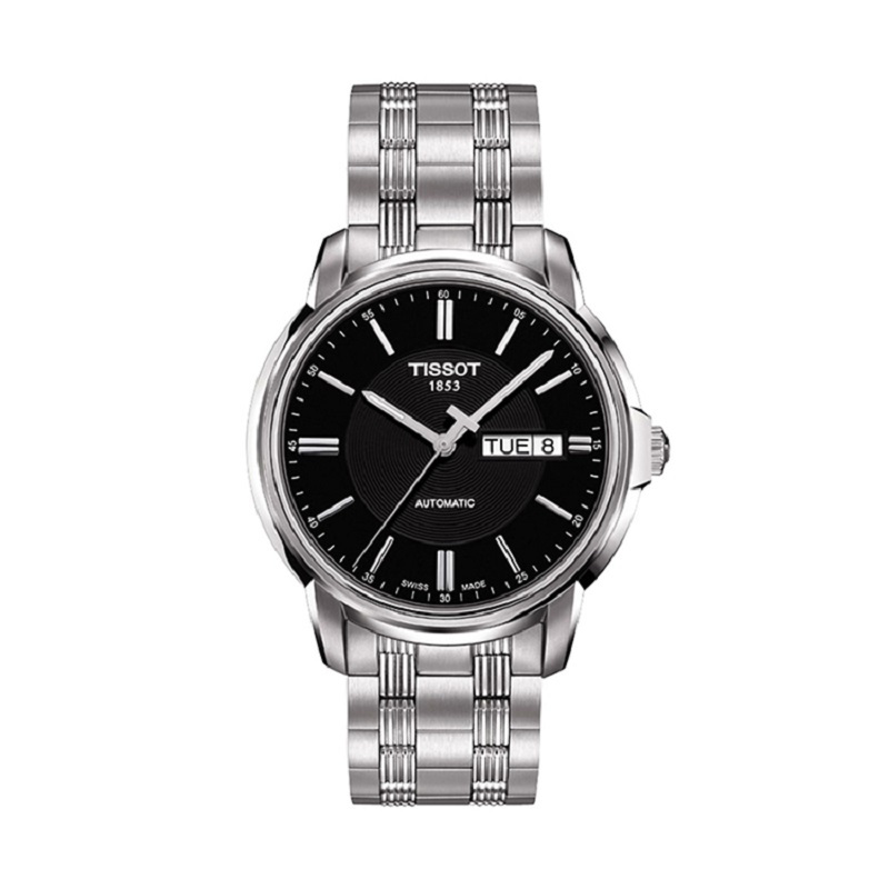 天梭tissot恒意系列自动机械时尚简约休闲商务钢带男士手表t