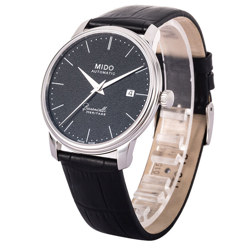 美度mido瑞士手表贝伦赛丽系列自动机械瑞士皮带男表m0274071605000