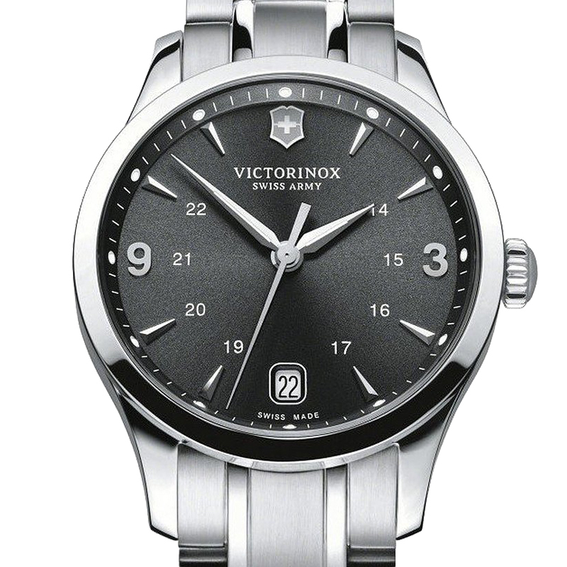 维氏victorinox石英瑞士手表钢带女士手表241540