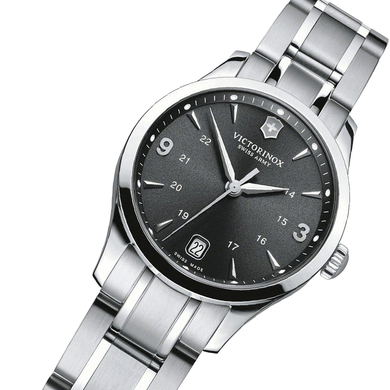 维氏victorinox石英瑞士手表钢带女士手表241540