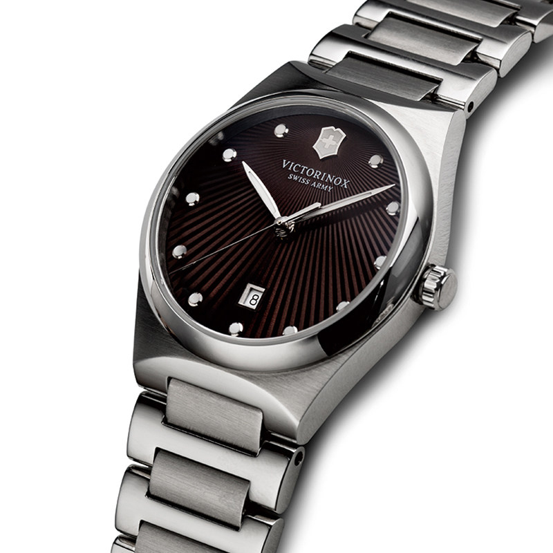 维氏victorinox维多利亚系列石英表瑞士手表钢带女表241522