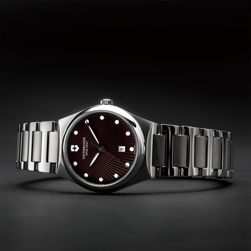 维氏victorinox维多利亚系列石英表瑞士手表钢带女表241522