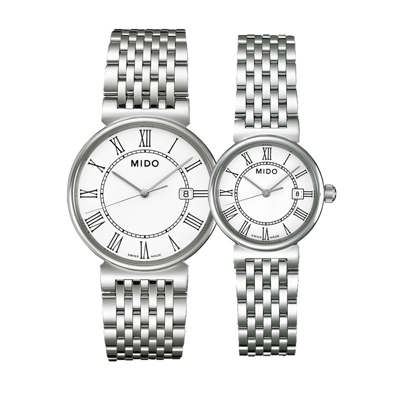 美度mido瑞士手表都瑞系列石英情侣表m11304261m21304261