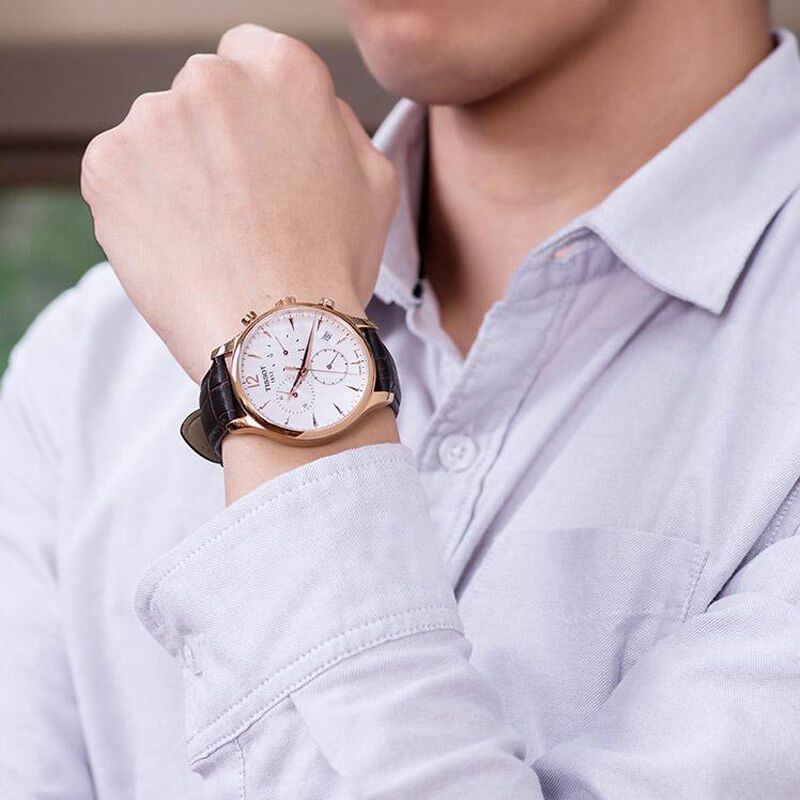 天梭(TISSOT)瑞士品牌 俊雅系列石英表 男 时尚休闲商务男士手表T063.617.36.037.00