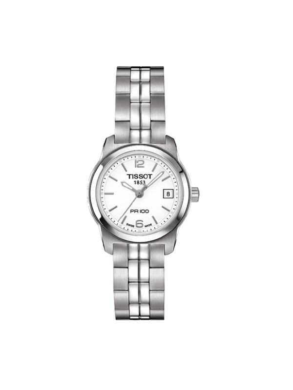 天梭(TISSOT)PR100系列经典钢带石英女士手表T049.210.11.017.00