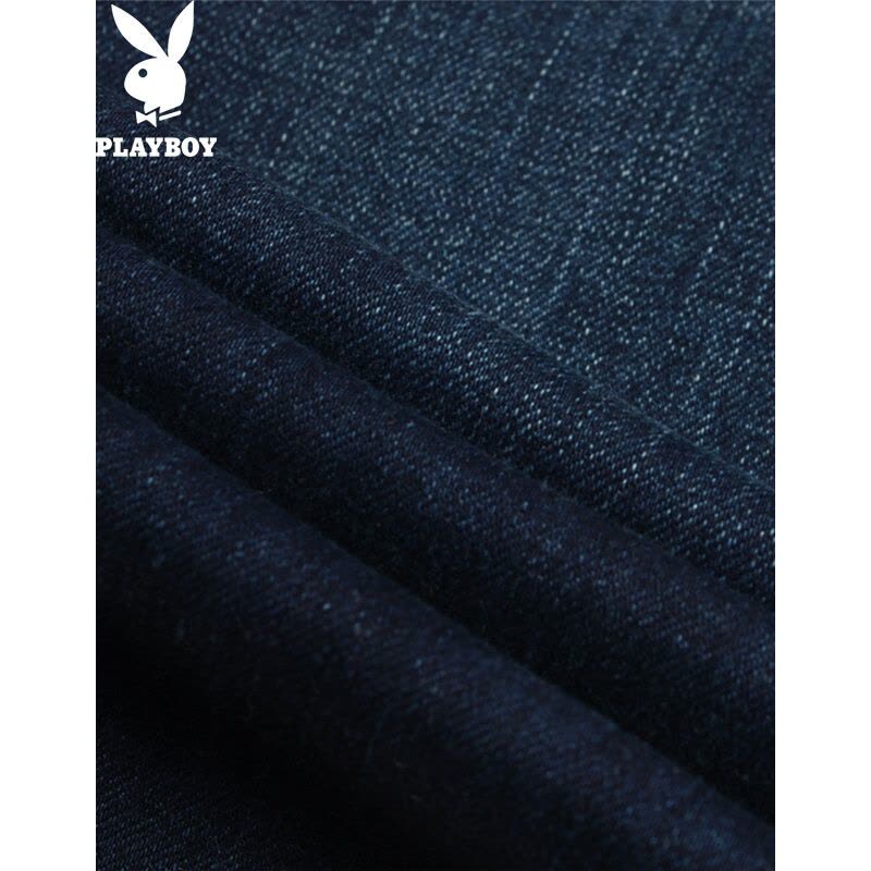 花花公子(PLAYBOY)牛仔裤男春秋款时尚男装新品直筒修身男士牛仔长裤图片