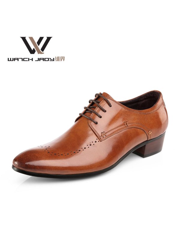 维界雅痞商务牛皮正装男鞋