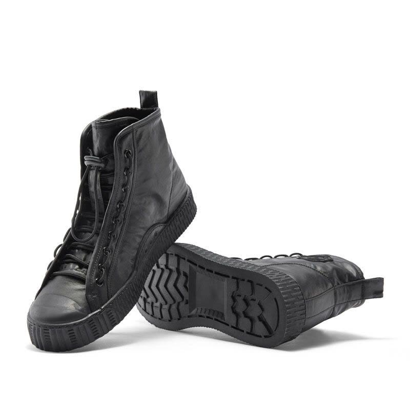 维界高帮休闲男鞋个性舒适新款厚底高帮板鞋图片