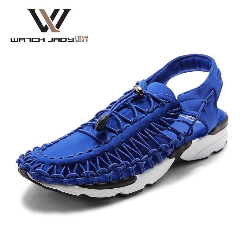 维界艺术编织 厚底凉鞋图片