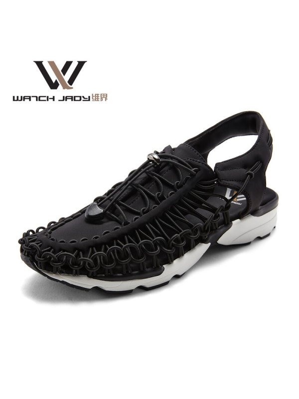 维界艺术编织 厚底凉鞋