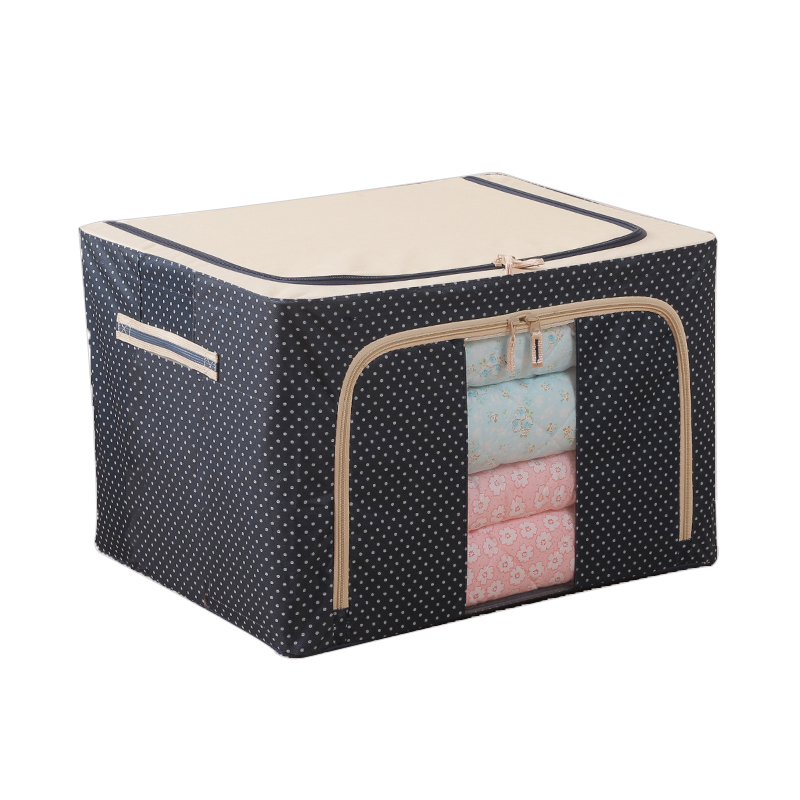 促销衣服收纳箱折叠牛津布整理箱帆布宿舍百纳容纳箱特大号家用储物箱